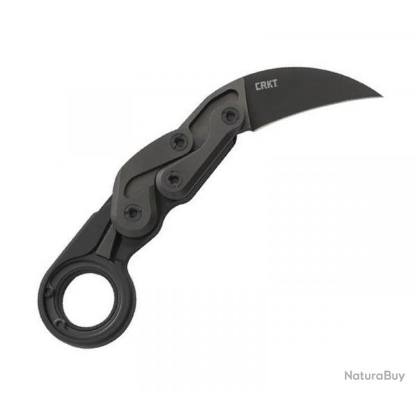 Couteau Karambit CRKT Provoke (D2 NiT noir), Lame pleine [CRKT]