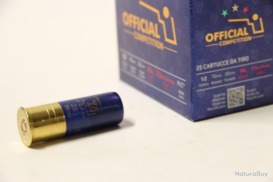 Cartouche Calibre 12 La Plus Rapide 250 Cartouches Calibre 12 FIOCCHI Official competition 24g - Cartouches