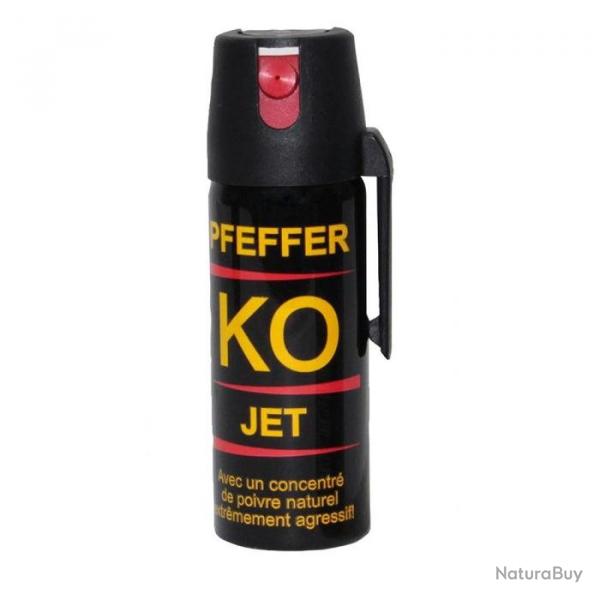 Bombe lacrymogne Pfeffer Gel poivre " Jet poivre " 40 ml / Par 1 - 50 ml / Par 1