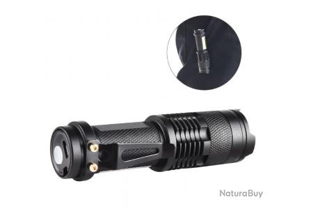 LAMPE TORCHE A LED SMD CREE PUISSANTE A MAIN AVEC ZOOM FOCAL 
