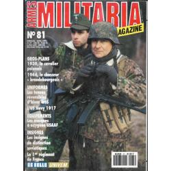 Militaria magazine 81, épuisé éditeur, 1944 le chasseur brandebourgeois, le premier régiment de fran
