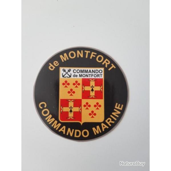 AUTO-COLLANT DU COMMANDO MARINE "DE MONTFORT"
