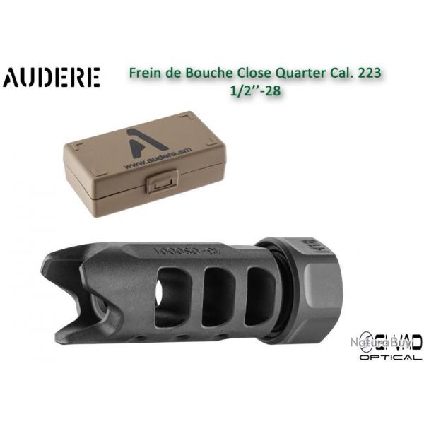 Frein de bouche AUDERE Close Quarter noir Cal.223 - 1/2x28