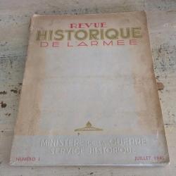 Revue Historique De L'armée -  N°1 Juillet 1945. - MINISTERE DE LA GUERRE