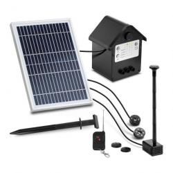 Pompe solaire pour bassin 250 l/h LED télécommande 14_0002974