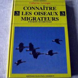 Livre : Connaitre les oiseaux migrateurs d'Europe occidentale 