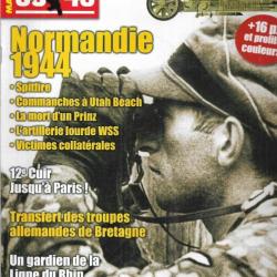 39-45 Magazine 290 spitfire, utah beach, panzer lehr, ss-korps artillerie abteilung 101, normandie 4