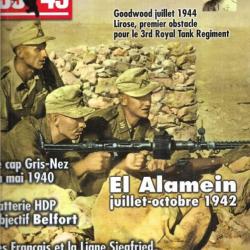 39-45 Magazine 206 el alamein 1942, cap gris-nez mai 1940 , goodwood, 507e régiment parachutistes