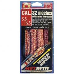 32 MECHES CALIBRE 5.5/6.5 NET ARM