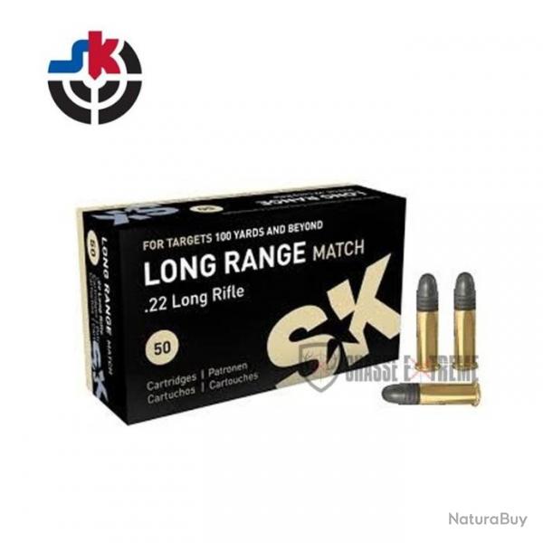 50 Munitions SK Long Range Match 40gr Cal 22 Lr