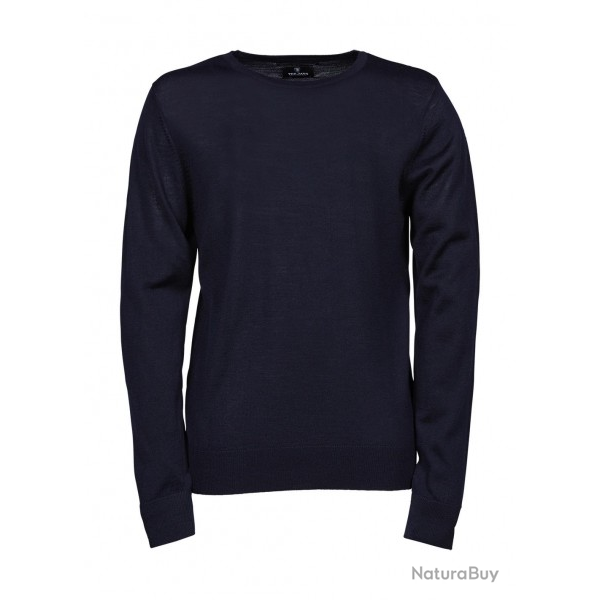 Pull col rond Homme TEE JAYS  bleu TJ600007