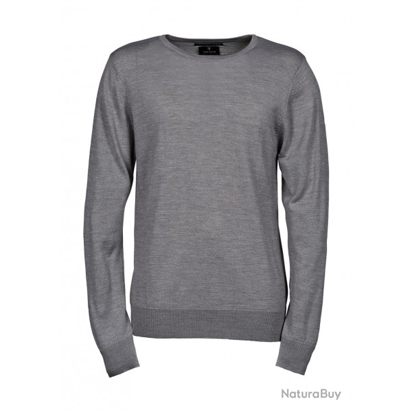 Pull col rond Homme TEE JAYS  gris TJ600007