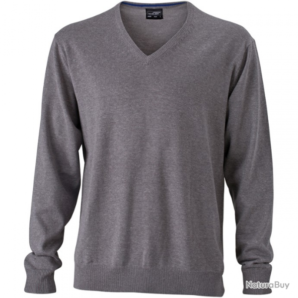 Pull Homme-JAMES NICHOLSON Gris JN65907