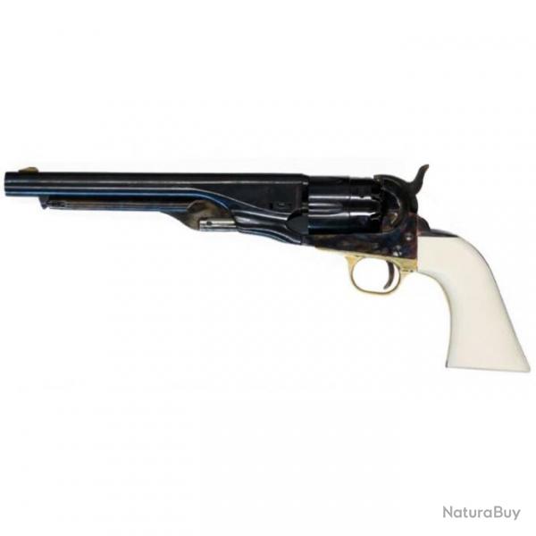 Revolver Pietta 1860 Army acier crosse ivoire cannel - Cal. 44