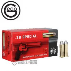 Promo 50 Munitions GECO cal 38 Special 158gr LRN