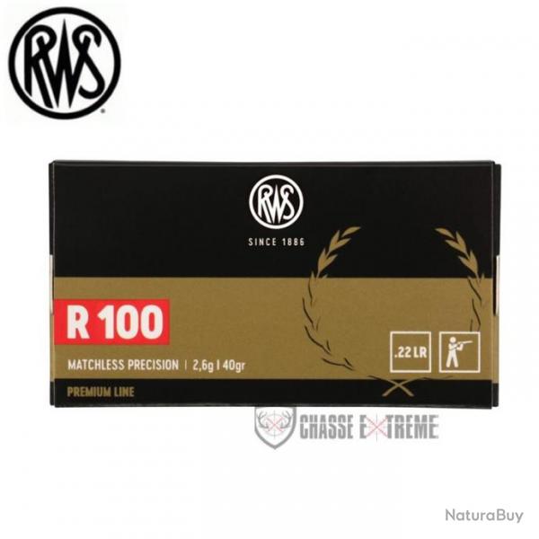 50 Munitions RWS Cal 22 Lr 40gr R100