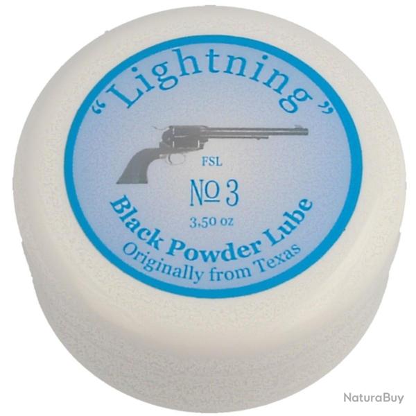 Graisse Lightning No 3 (molle) pour le tir  poudre noire - bote