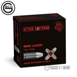 20 Munitions GECO Cal 9mm 108Gr Action Extreme