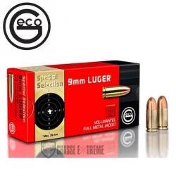 Promo 50 Munitions GECO cal 9mm LUGER Special Selection 124gr FMJ