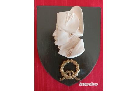 Blason avec profil Napoléon et couronne - Objets divers (7820245)
