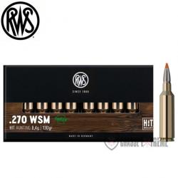 Promo 20 Munitions RWS cal 270 WSM 130gr HIT