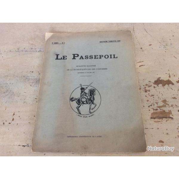 Le Passepoil - 4me trimestre 1929 - dition originale