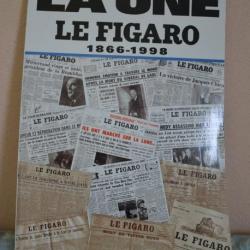 Grand livre "la une le Figaro 1866-1998