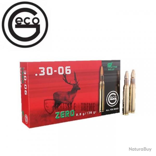 Promo 20 Munitions GECO cal 30-06 136gr ZERO