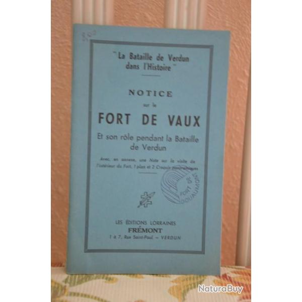 Petit livret "la bataille de Verdun dans l'Histoire - le Fort de Vaux