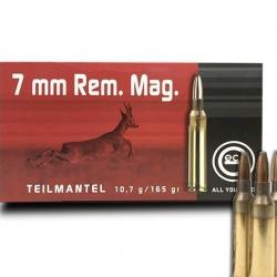 Promo 20 Munitions GECO Demi-Blindée cal 7mm REM 165gr TM
