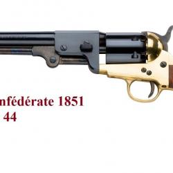 Revolver à poudre noir  Navy confédérate 1851 Cal. 44