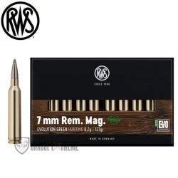 20 Munitions RWS cal 7mm Rem Mag 127gr Evo Green
