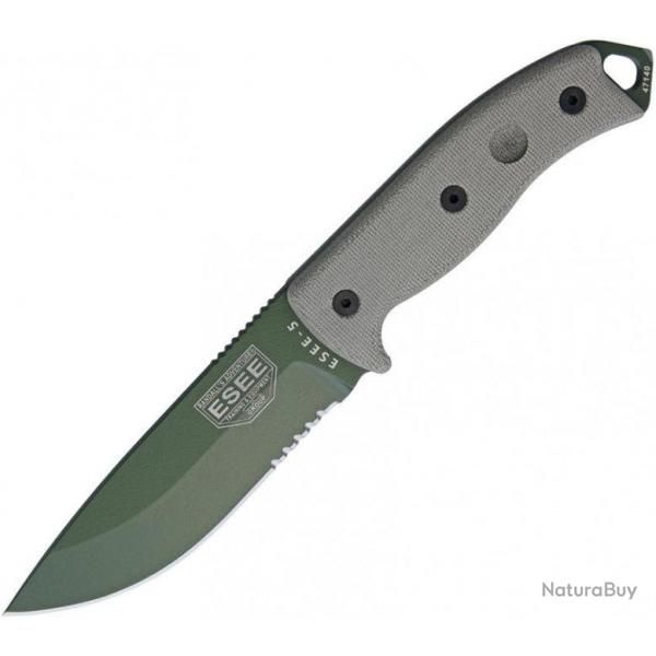 COUTEAU ESEE Knives - COUTEAU DE COMBAT RAT CUTLERY ESEE MODEL 5 MADE IN USA  COUTEAU SEUL ES5SKOOD
