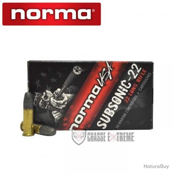 50 Munitions NORMA Cal 22lr 40gr Subsonic