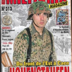 Militaria magazine 313 hohenstaufen, insignes 1er régiment de choc, fm 24/29, paras légion et us