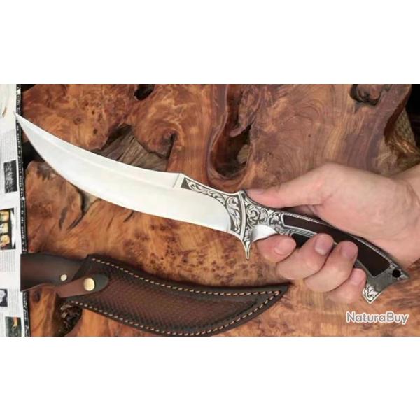 Shuangmali Superbe Couteau de chasse Saudi Arabia