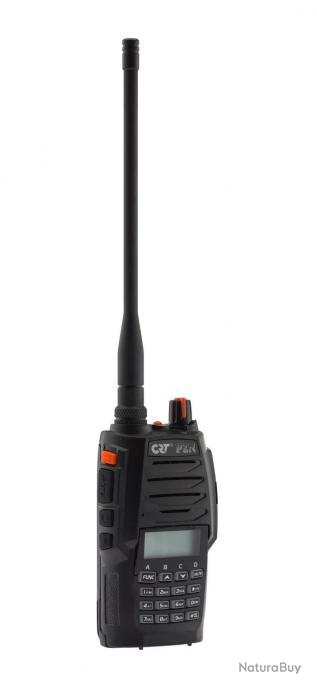 RADIO PORTABLE BIBANDE CRT 4CF VHF UHF 