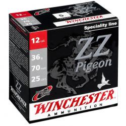Cartouches Winchester ZZ Pigeon Electrocible Cal. 12 70