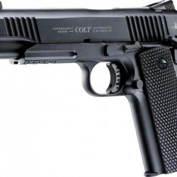 Pistolet CO2 Colt M45 noir CQBP BB's cal 4,5 mm