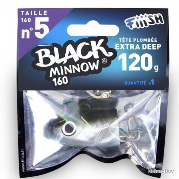 Fiiish Black Minnow 160 Tetes N5 Extra Deep Kaki 120g
