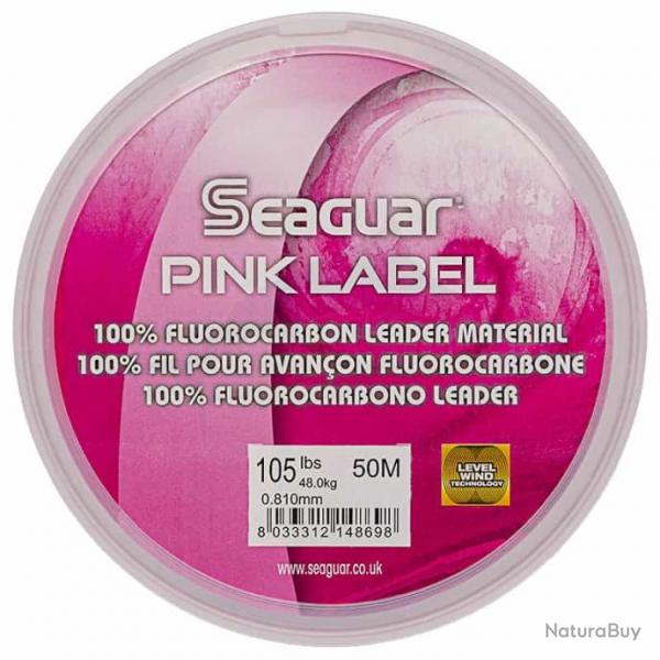 Seaguar Fluorocarbon Pink Label 50m 105lb