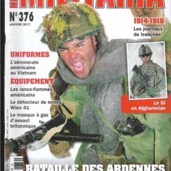 Militaria magazine 376 épuisé éditeur , ardennes red devils, lance-flammes américains , détecteur mi