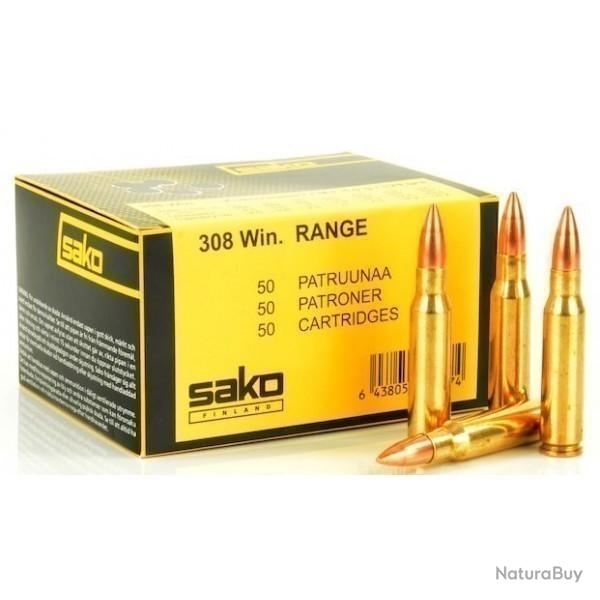 50 MUNITIONS SAKO SPEEDHEAD FMJ 308 WIN RANGE 123 GR