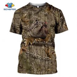 t-shirt chasse 3D ref 5019