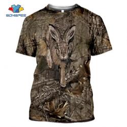 t-shirt chasse 3D ref 5026