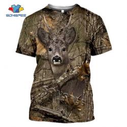 t-shirt chasse 3D ref 5030