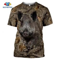 t-shirt chasse 3D ref 5031