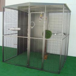 Volière de jardin GEANTE 4m² cage perroquet amazone gris du gabon cacatoes avis cielterre-commerce