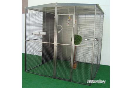Volière extérieur 2x2x2m volière jardin cage 4m² exotique pigeonnier canari  avis cielterre-commerce