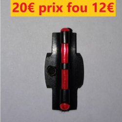 GUIDON FIBRE OPTIQUE TRANSVERSAL hauteur 5  Ø 1.6